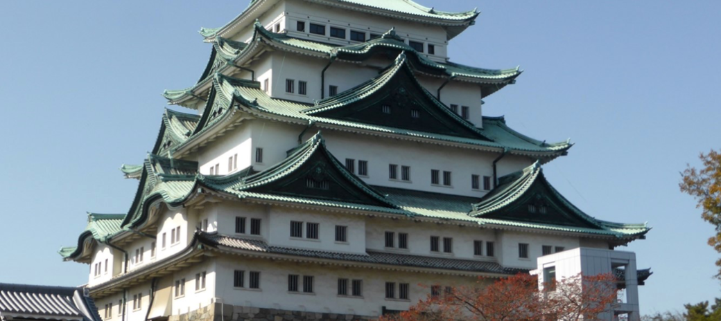 名古屋城と金の鯱
