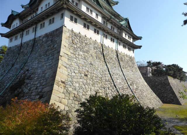 名古屋城(愛知県)の天守台石垣